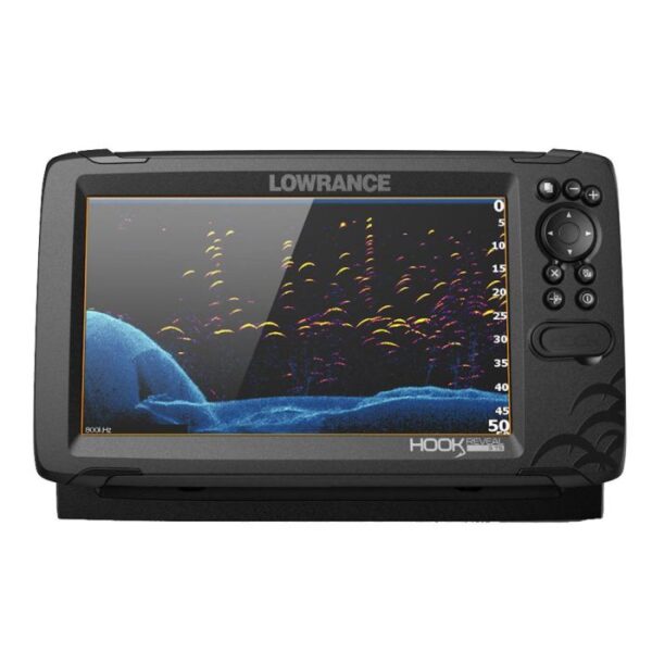 Lowrance HOOK Reveal 9 Combo w/TripleShot Transom Mount & C-MAP Contour™+ Card