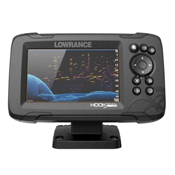 Lowrance HOOK Reveal 5 Combo w/SplitShot Transom Mount & C-MAP Contour™+ Card